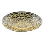 CENTROTAVOLA IN VETRO " REGNO " D CM 30COLORE O